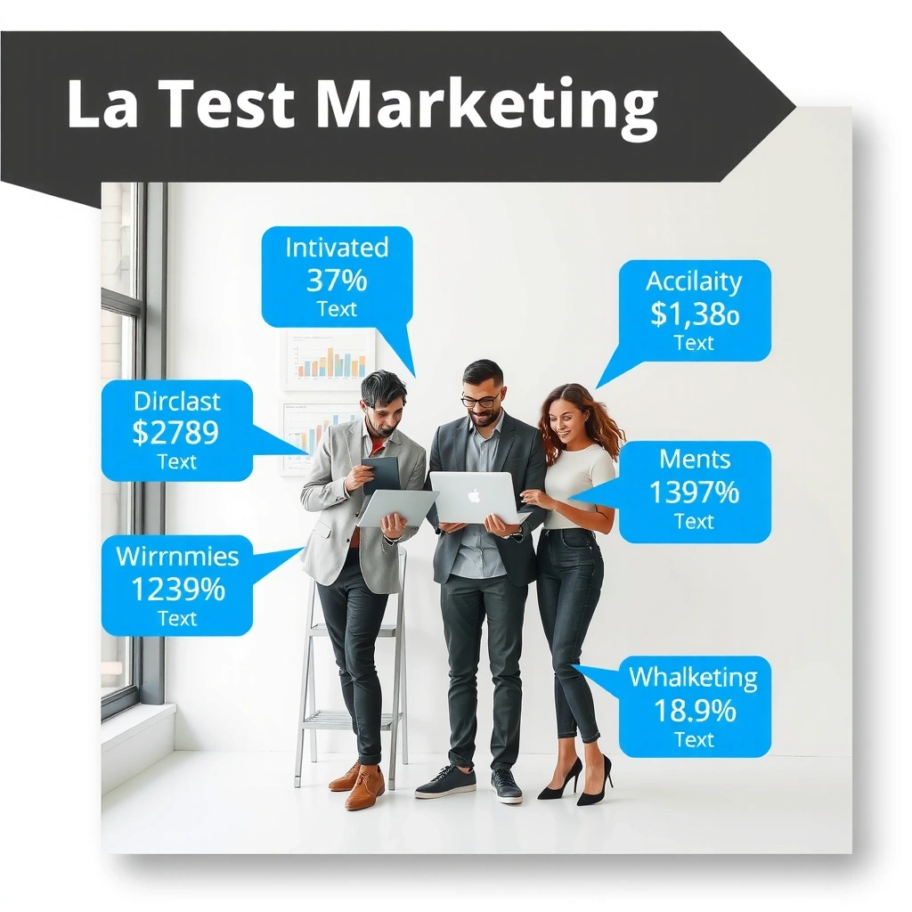 Professional marketing team collaboration in modern office environment